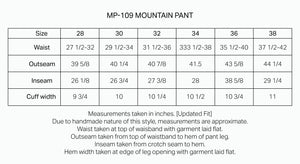 MP-109 Mountain Pant